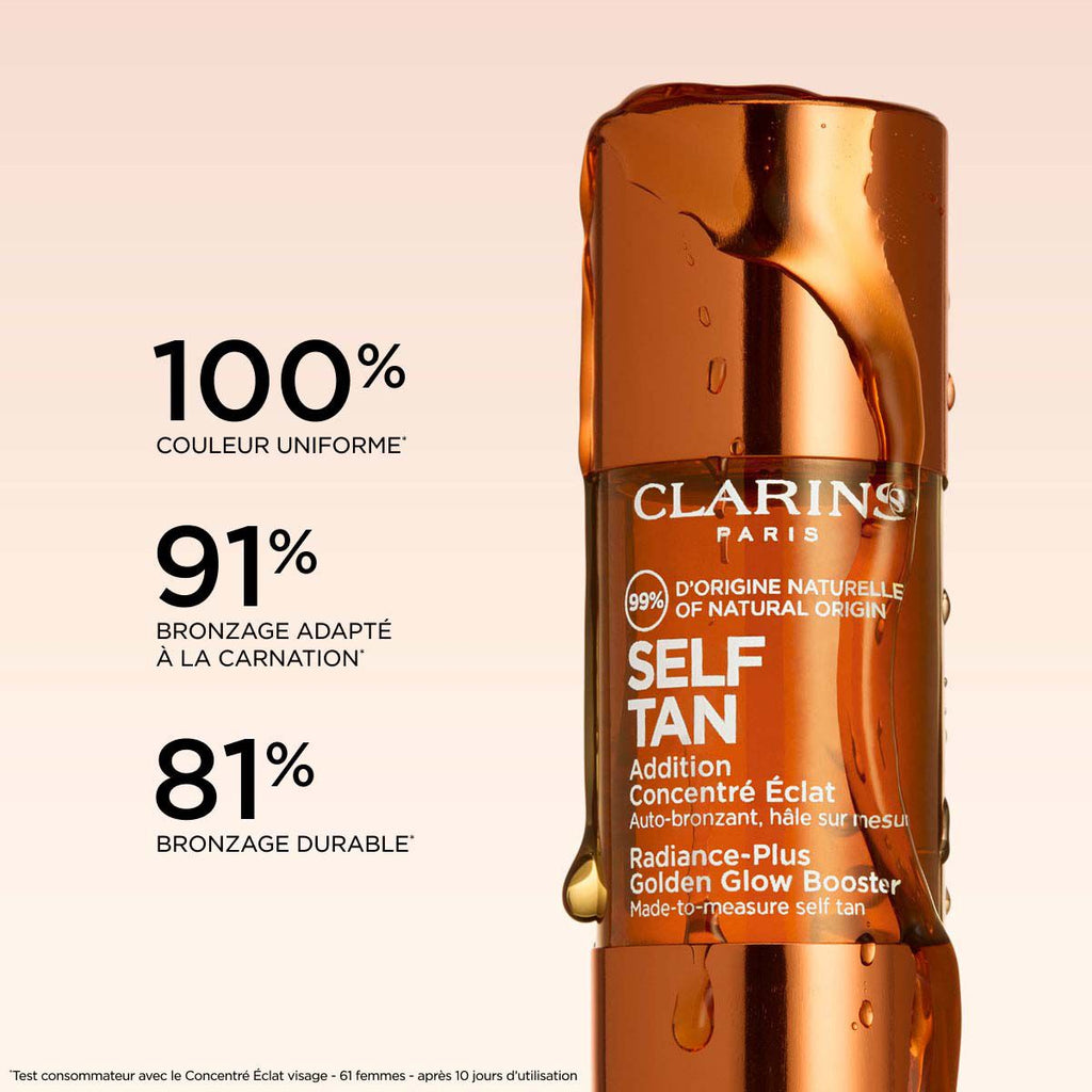Clarins Radiance-Plus Golden Glow Face Self-Tanning Booster - Image 2