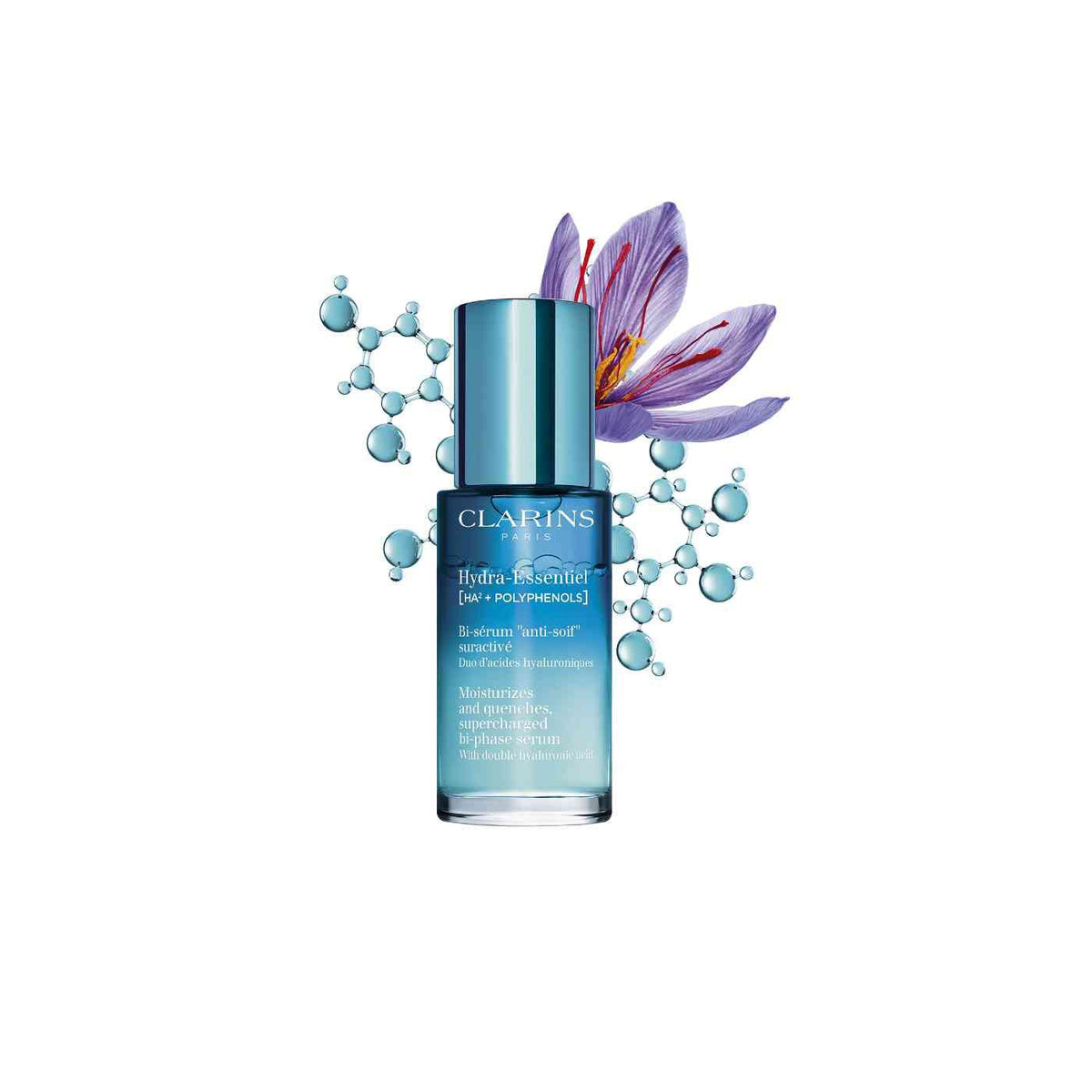 Clarins Hydra-Essentiel Hydrating Hyaluronic Acid Serum - Image 1