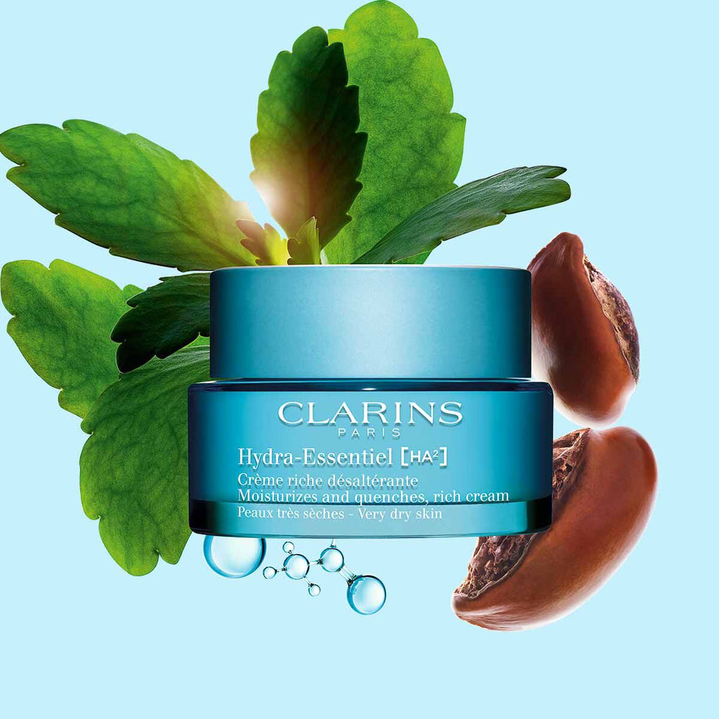Clarins Hydra-Essentiel Hyaluronic Acid Face Cream for Very Dry Skin - Image 1