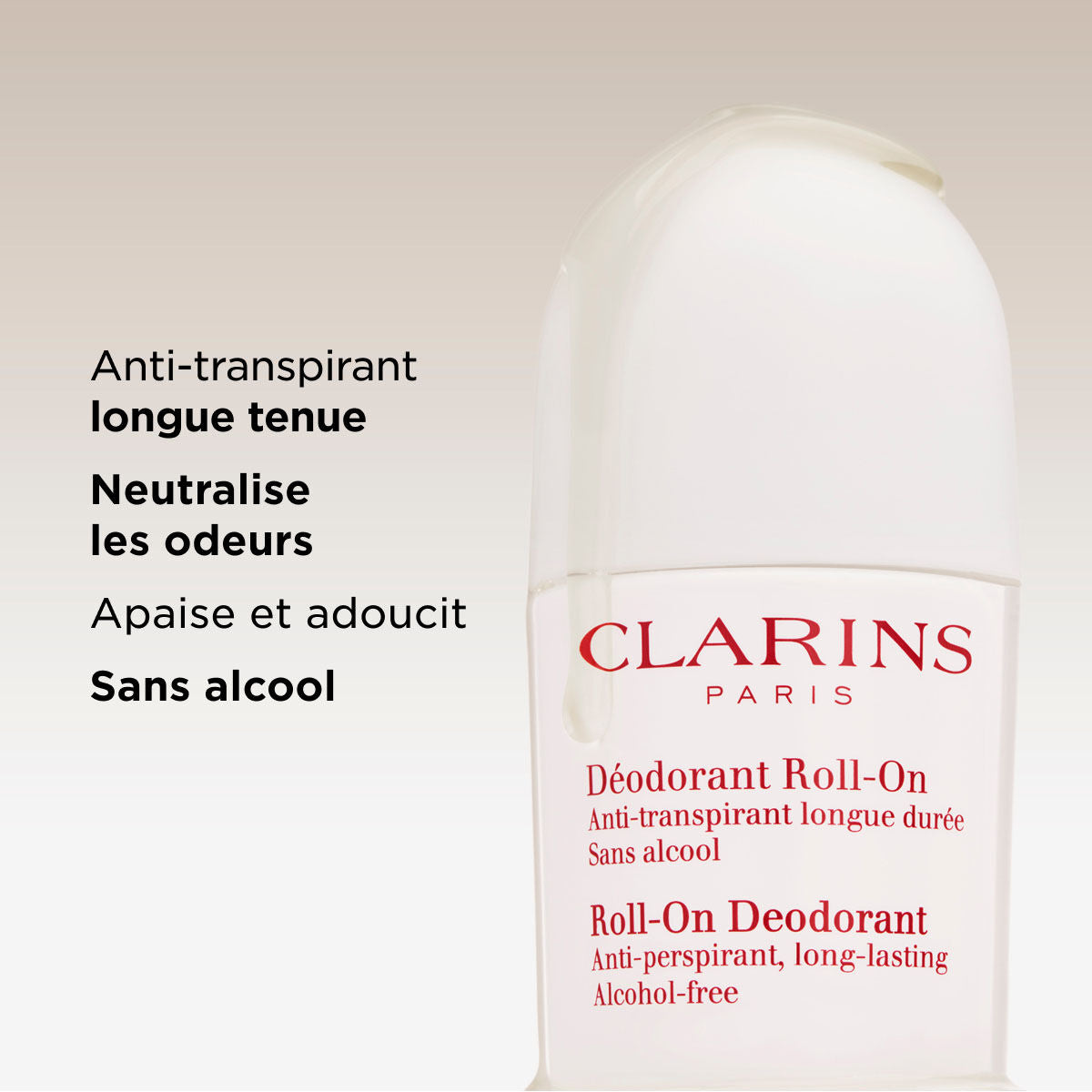 Clarins Antiperspirant Roll-On Deodorant - Image 2