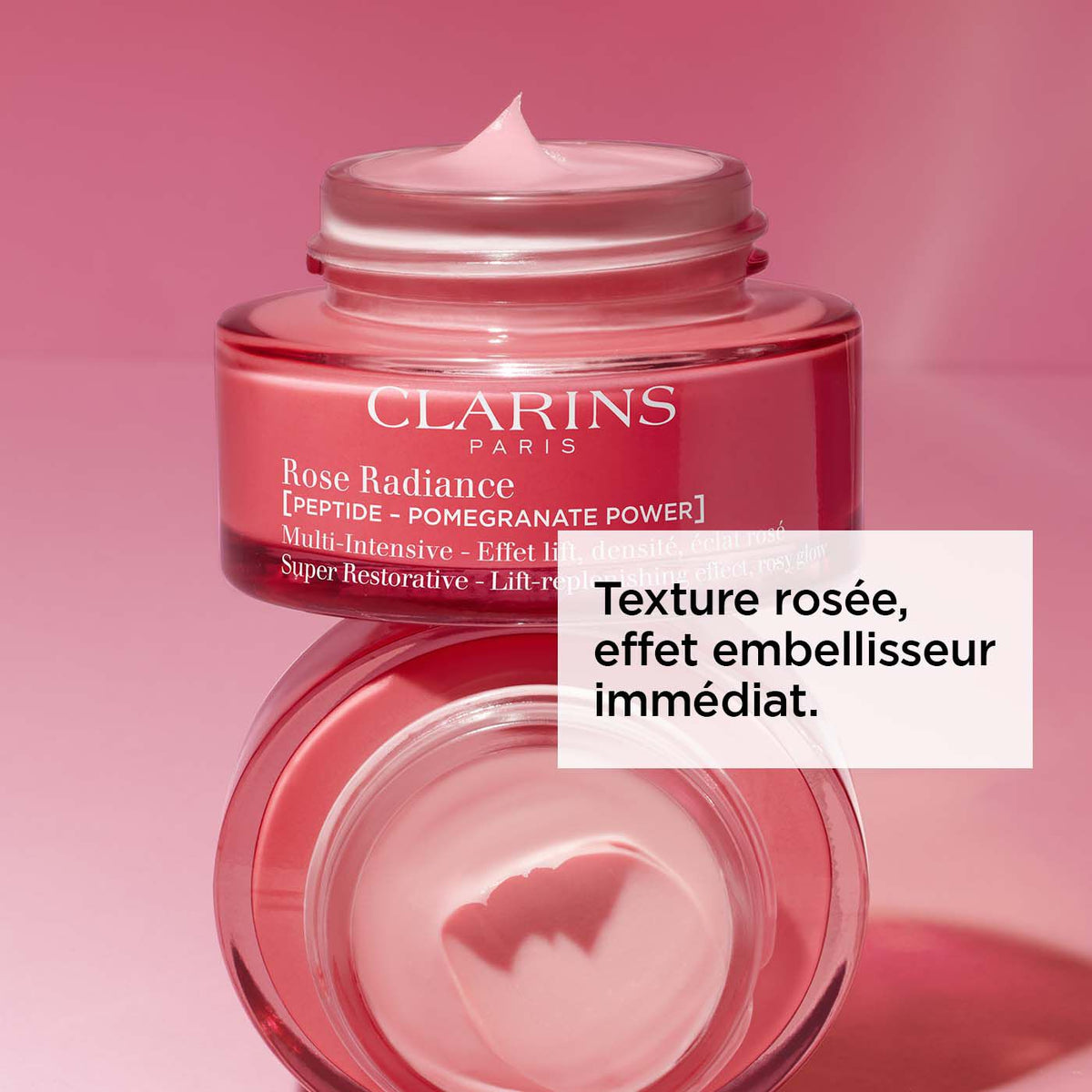 Clarins Rose Radiance Face Cream - Image 2