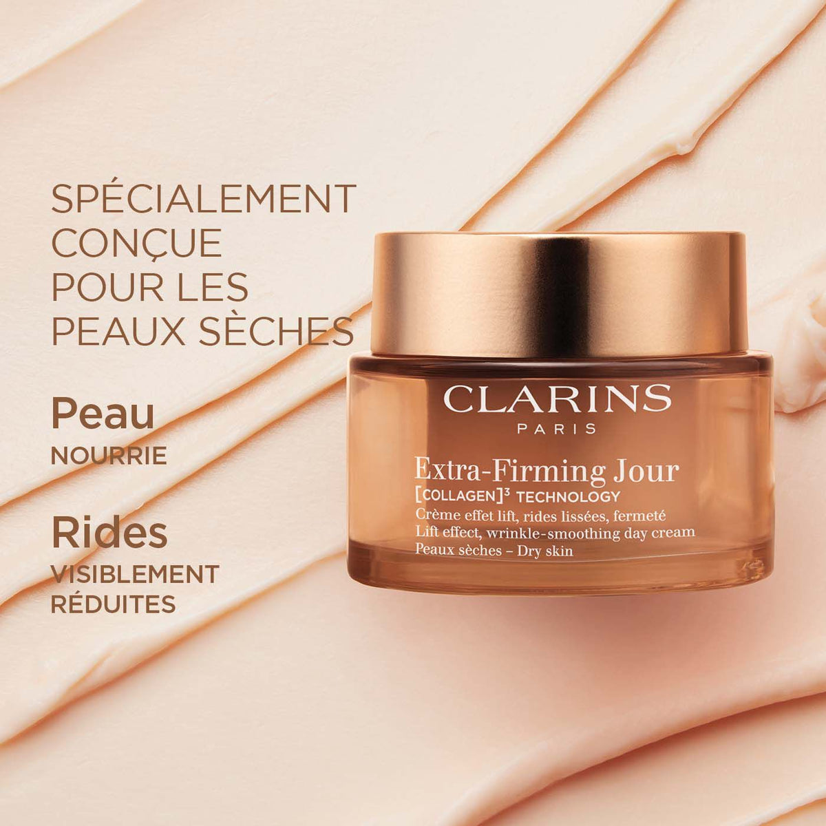 Clarins Extra-Firming COLLAGEN3 Cream for Dry Skin - Image 2