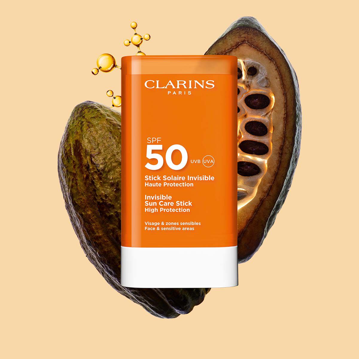 Clarins Invisible Sun Care Stick SPF 50 - Image 1