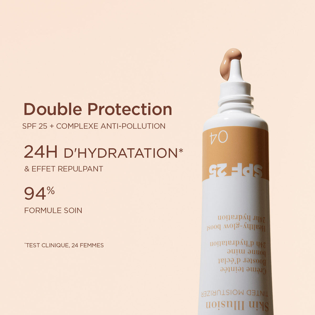 Clarins Skin Illusion Tinted Moisturizer SPF 25 - Image 2
